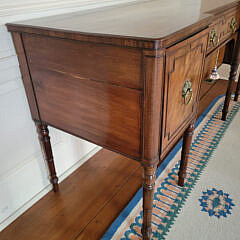 English Regency Mahogany Sideboard, 19th Century