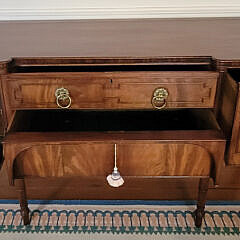 English Regency Mahogany Sideboard, 19th Century