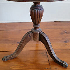 Vintage Mahogany Revolving Library Bookshelf Table