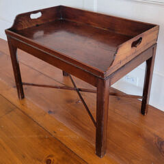 148-5515 Mahogany Tray on Stand B_20250127_095655