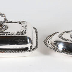 15-5481 Two Silver Plated Covered Vegetable Dishes A_IMG_9554 2