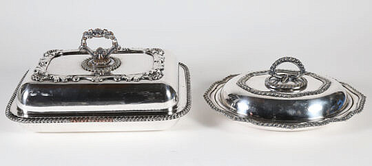 15-5481 Two Silver Plated Covered Vegetable Dishes A_IMG_9554 2
