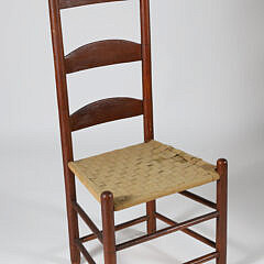 American Shaker Side Chair with Tape Seat and Back 