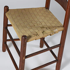 American Shaker Side Chair with Tape Seat and Back 