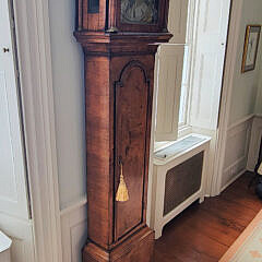 Stephen Pyke – London, Burr-Walnut Queen Anne Tall Case Clock, circa 1725-1750