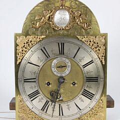 Stephen Pyke – London, Burr-Walnut Queen Anne Tall Case Clock, circa 1725-1750