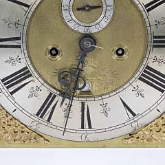 Stephen Pyke – London, Burr-Walnut Queen Anne Tall Case Clock, circa 1725-1750