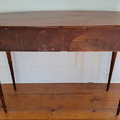 Georgian Mahogany Bow Front Three Drawer Server, 19th Century