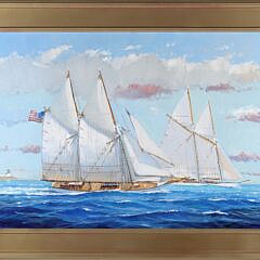 168-3520 William Lowe Oil Schooners Departing Nantucket A_IMG_9857 2