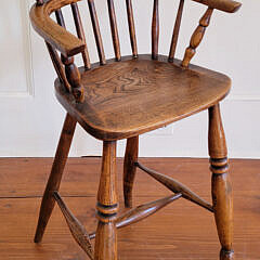 176-5515 Windsor Style Mahogany Child’s High Chair A_20250127_105956