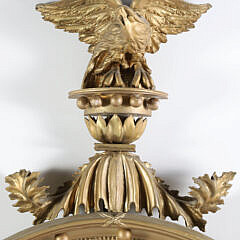 Regency Carved Convex Girondale Mirror, early 19th Century