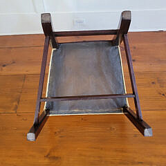 Chippendale Carved Mahogany Upholstered Seat Side Chair, 19th Century