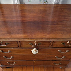 Georgian Mahogany Chest of Six Drawers, early 19th Century