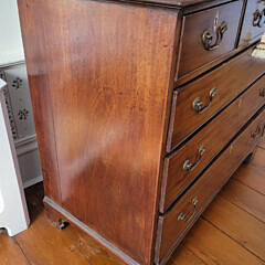 Georgian Mahogany Chest of Six Drawers, early 19th Century