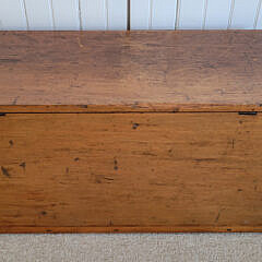 American Pine Sea Chest, 19th Century