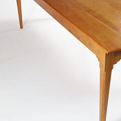 Signed Stephen Swift Rectangular Cherrywood Dining Table, circa 1997