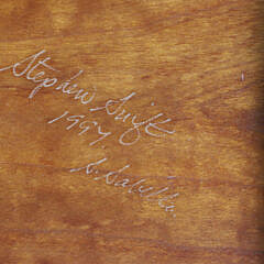 Signed Stephen Swift Rectangular Cherrywood Dining Table, circa 1997