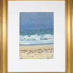 Coastal Seascape Oil Painting