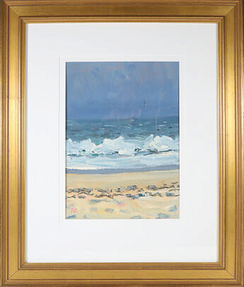 Coastal Seascape Oil Painting