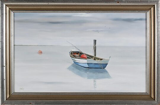 2-5515 Roy Bailey Oil Fishing Dory A_IMG_0299