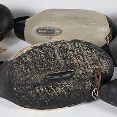 Collection of Six Carved and Painted Waterfowl Decoys, circa 1950s