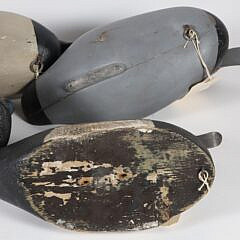Collection of Six Carved and Painted Waterfowl Decoys, circa 1950s