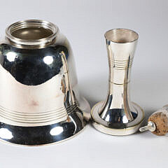 Vintage Silver Plated Bell Form Cocktail Shaker