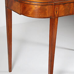 American Federal Inlaid Games Table, early 19th Century