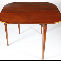 American Federal Inlaid Games Table, early 19th Century