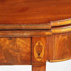 American Federal Inlaid Games Table, early 19th Century