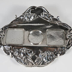 Chinese Export Silver Ink Stand, 19th Century