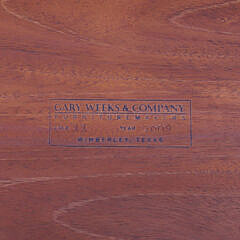 Contemporary Cherrywood Side Table and Stool by Gary Weeks & Co., Texas, circa 2009