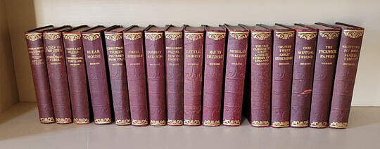 Collection of Charles Dickens 16 Volumes, Published By Hazel, Watson & Viney LTD, London 