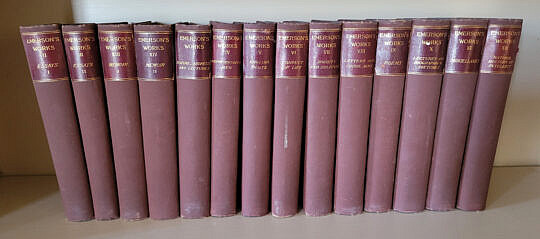 The Works of Ralph Waldo Emerson 14 Volumes, Published by Boston & NY Houghton