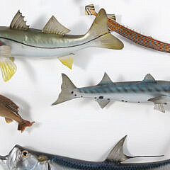 Eight Assorted Fish Trophies