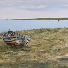 Roy Bailey Oil on Linen “Harbor View”
