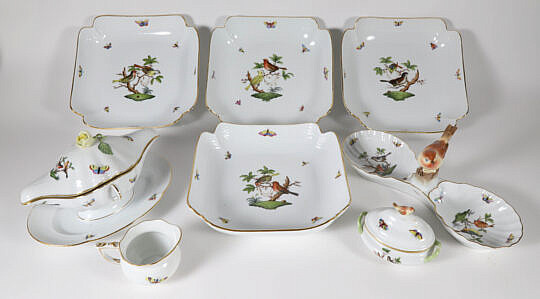 268-5515 Eight Pieces Herend China A_IMG_8641