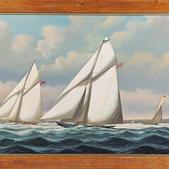 Salvatore Colacicco Oil on Board "America