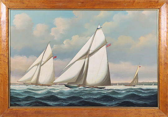 Salvatore Colacicco Oil on Board "America