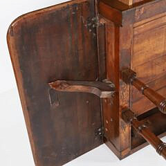 British Regency Mahogany Cross-Banded Sofa Table, 19th Century