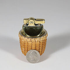 Paul Willer Nantucket Basket Lighter, circa 1983