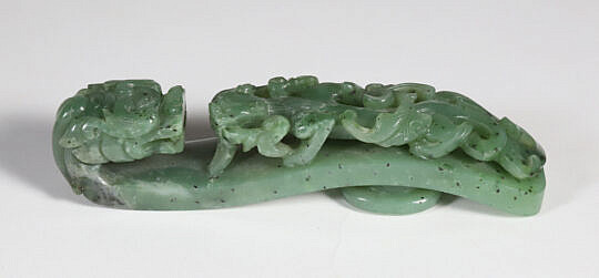 Chinese Carved Jade Belt Hook