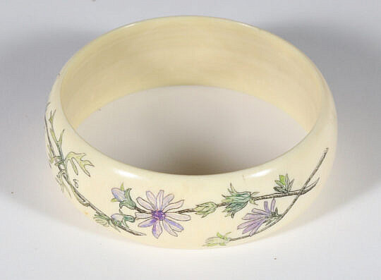 287-5515 Ivory Bangle Bracelet A_IMG_8622