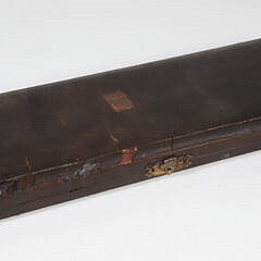 English Silver Plated Fish Serving Knife and Fork in Fitted Box, 19th Century