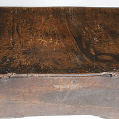 Diminutive English Elm One Drawer Lift Top Storage Box, 18th Century