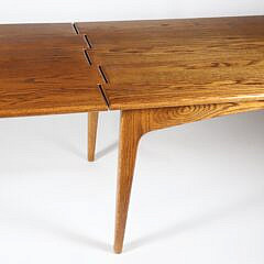 Scarce Stephen Swift Oak Single Drop Leaf Dining Table, circa 1979