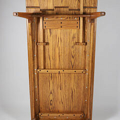 Scarce Stephen Swift Oak Single Drop Leaf Dining Table, circa 1979