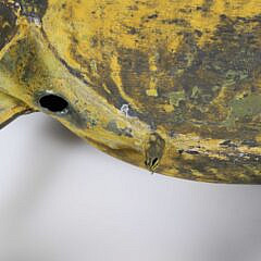 American Steer Full Bodied Zinc Weathervane, 19th Century