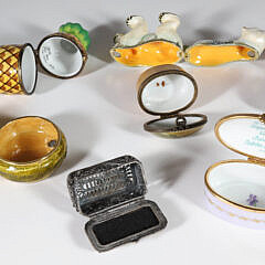 Collection of Seven Miscellaneous Pill Boxes