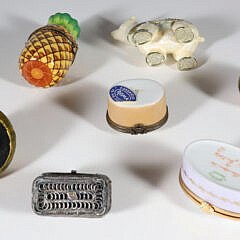 Collection of Seven Miscellaneous Pill Boxes